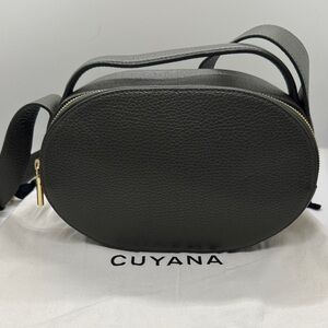 Cuyana Green Top Handle Crossbody Bag